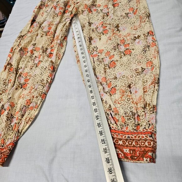 Free People Intimately Picnic Partay Pants Women Oversize XS Beige - Picture 11 of 14